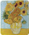 Vincent Van Gogh Impressionist Art Mouse Pad (Vase-Sunflower)