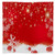 Funnytree 8x8ft Durable Red Christmas Snowflakes Photography Backdrop No Wrinkles Merry Xmas Party Background Glitter Sparkle Bokeh Baby Kids Portrait Decorations Banner Photo Booth Studio Props
