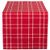 DII CAMZ37704 TR HOLLY BERRY 14X108, Table Runner, Farmhouse Plaid