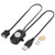 ASHATA USB Interface 4A DC 5-24V Mini PIR Infrared Motion Sensor Detector Automatic Switch LED Strip Switch(Black)