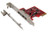 Ableconn PEX-SA114 2-Port eSATA 6G PCI Express Host Adapter Card - AHCI 6Gbps SATA III PCIe 2.0 Controller Card - Marvell 88SE9128 Chipset