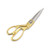 Highgradelife 8" Sharp Tailor Scissors Stainless Steel Clothing Dressmaking Shears Fabric Craft Cutting Adjustable Kitchen Scissors (Gold)