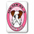 3dRose LSP_57172_1"Owned by A Shih Tzu Dog White and Brown Coat-Pink Single Toggle Switch