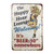 Angeloken Vintage Style Tin Sign - The Happy Hour Lounge - Bar Pub Garage Diner Cafe Home Wall Decor Art Tin Signs Vintage, 8" W x 12" H