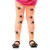 Orange Spiderweb Tights | Kids Halloween Spider Costume & Dress Up Stockings (Medium)