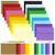 90 Sets 18 Colors A7 Invitation Envelopes Self Seal with Blank Greeting Cards Bulk Note Cards Flat Cards and 5x7 Envelopes Photos Envelopes Square Flap Announcements Mailings Envelopes for Wedding