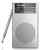 Transistor Radios Portable Battery Operated - Best Reception and Longest Lasting. AM FM Radio Operated by 2 AA Battery, Mono Headphone Socket, by Vondior (Silver)