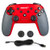 EVORETRO Wireless Bluetooth Controller Compatible with Nintendo Switch Pro (Red) | PC Gamepad Joypad Remote with Gyro Axis (Turbo Buttons)
