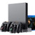 Kootek Universal Vertical Stand for Original PS4/Slim/Pro, Dual Controller Charger Cooling Fan 12 Games Storage, Charging Station with Indicators for Playstation 4 DualShock 4 Wireless Controllers