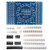 Organizer DIY SMD SMT Welding Practice Soldering Skill Training Board (Blue)