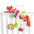 Andison Baby Plush Spiral Activity Toy Crib Stroller Car Seat Travel Toy with Ringing Bell (Fox)