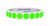 ChromaLabel 1/2 Inch Round Permanent Color-Code Dot Stickers, 1000 Labels per Roll, Fluorescent Green
