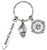 It's All About...You! Enjoy The Journey Compass Conch Shell Keychain 1D