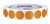 ChromaLabel 3/4 Inch Round Permanent Color-Code Dot Stickers, 1000 per Roll, Metallic Bronze
