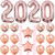 2020-Balloons-Rose-Gold-2020-Happy-New-Year Balloon New Years Eve Party Supplies 2020