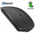 Rechargeable Bluetooth Mouse for MacBook Pro Wireless Bluetooth Mouse for Mac Laptop MacBook Air Windows Notebook MacBook (Black)
