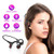 Bone Conduction Headphones Bluetooth 5.0 Open Ear Wireless Sports Headset Stereo Waterproof Sweatproof with Mic for Running, Cycling, Driving (Gray)
