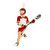 Kurt Adler Resin Lacrosse Boy Ornament