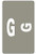 Smead AlphaZ ACCS Color-Coded Alphabetic Labels, Letter G, Gray, 100 Labels per Pack (67177)