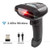 NETUM Wireless Barcode Scanner, 2 in 1 2.4G Wireless & USB Wired 1D Laser Barcode Reader Handheld Bar Code Reader Cordless Rechargeable Bar Code Scanner for Computer MAC Laptop NT-1698W