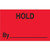 Boxes Fast Tape Logic Labels,"Hold by", 1 1/4" x 2", Fluorescent Red, (1 Roll of 500 Labels)