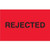 Tape Logic Labels,"Rejected", 1 1/4" x 2", Fluorescent Red, 500/Roll