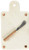 Mud Pie 4753002 Marble Serving Board Set, One Size, White/Copper
