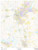 Sacramento County, California - 36" x 48" Matte Plastic Wall Map