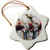 3dRose Civil War, Willamette Mission, Oregon, USA Us38 Rbr0596 Rick A Brown Snowflake Ornament 3"
