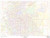 Denver, Colorado Zip Codes - 48" x 36" Matte Plastic Wall Map