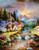 SUNSOUT INC A Country Evening Service 1000 pc Jigsaw Puzzle