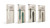 Bobino Slim Pen Set of 4 - Emerald, Slate, Cream, and Charcoal