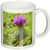 3dRose Giant Thistle Ceramic Mug, 11-Ounce