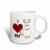 3dRose mug_10809_1 Love My Rat White Ceramic Mug, 11-Ounce