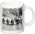 3dRose Cowboys Ceramic Mug, 11-Ounce