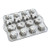 Nordic Ware 93748 Holiday Teacakes Cast Cakelet Pan, 3 Cup Capacity, Silver