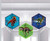 amscan Jurassic World Assorted Color Honeycomb Party Decorations 7.5", 3 Ct.