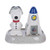 Vandor Peanuts NASA Astronaut Snoopy Salt & Pepper Shakers