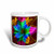 3dRose 111004_3 Alegra Bright Colors Amazing Detailed Fractal Art Magic Transforming Mug, 11 oz, Black/White