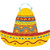 amscan Cinco De Mayo Fiesta Multicolored Sombrero Cutout | Party Decoration