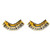Amscan Tinsel Eyelashes, Party Accessory, Yellow