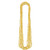 Amscan Metallic Bead Necklaces, Party Accessory, Gold