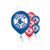 "Boston Red Sox Major League Baseball Collection" Printed Latex Balloons, Party Decoration