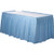 Amscan Rectangular Pastel Blue Plastic Table Skirt | Party Tableware