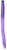 amscan Purple Hair Extensions, Party Accessory, 24 Ct.
