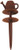 Esschert Design Antique Hose Guide Watering Can, Brown