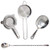 TheBarsentials Stainless Steel Cocktail Strainer Bar Tool Set with Stirring Spoon - Hawthorne Strainer, Julep Strainer, Fine-Mesh Strainer / Sifter