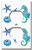 Art Plates Brand Electrical Outlet Wall / Switch Plate - Colorful Seahorse & Shells