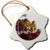 3dRose orn_31049_1 Aruba Breezes Snowflake Porcelain Ornament, 3-Inch