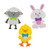 Fun Express - Big Head Easter Magnets Craft Kit -12 for Easter - Craft Kits - Stationary Craft Kits - Magnet - Easter - 12 Pieces